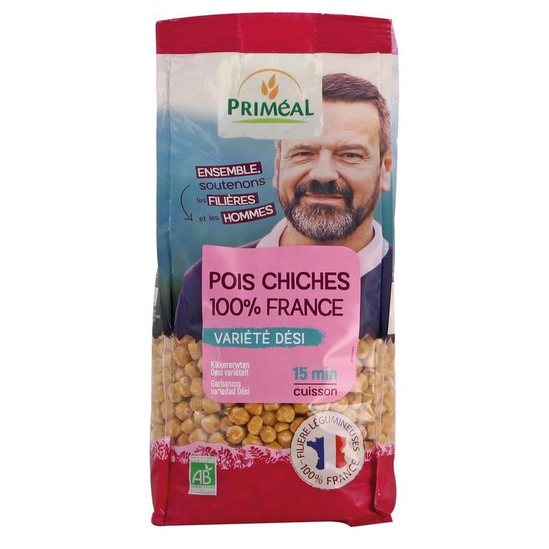 Primeal Kikkererwten desi uit Frankrijk bio 500g