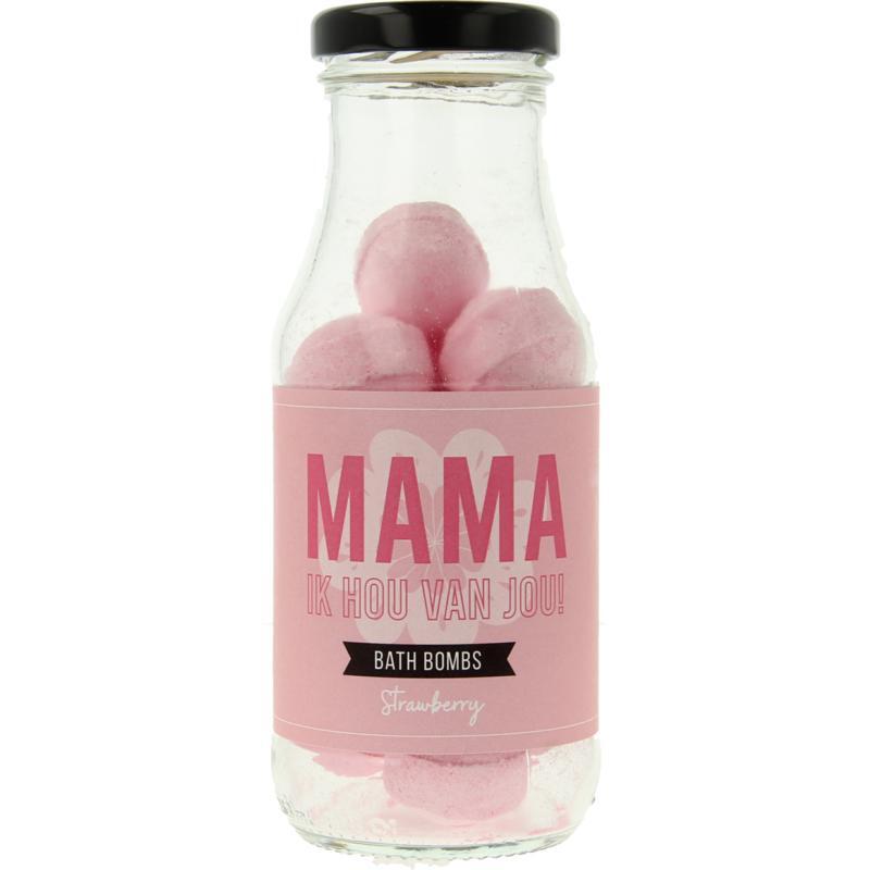 Soap & Gifts Bruisballen strawberry mama ik hou van jou 1st
