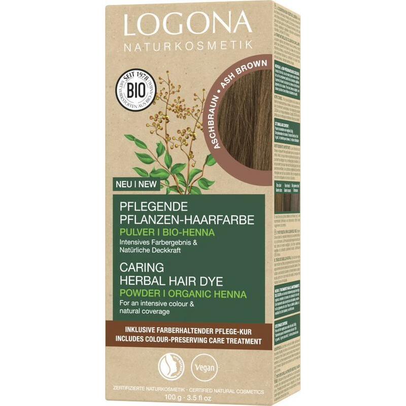 Logona Haarkleuring 08 asbruin 100g