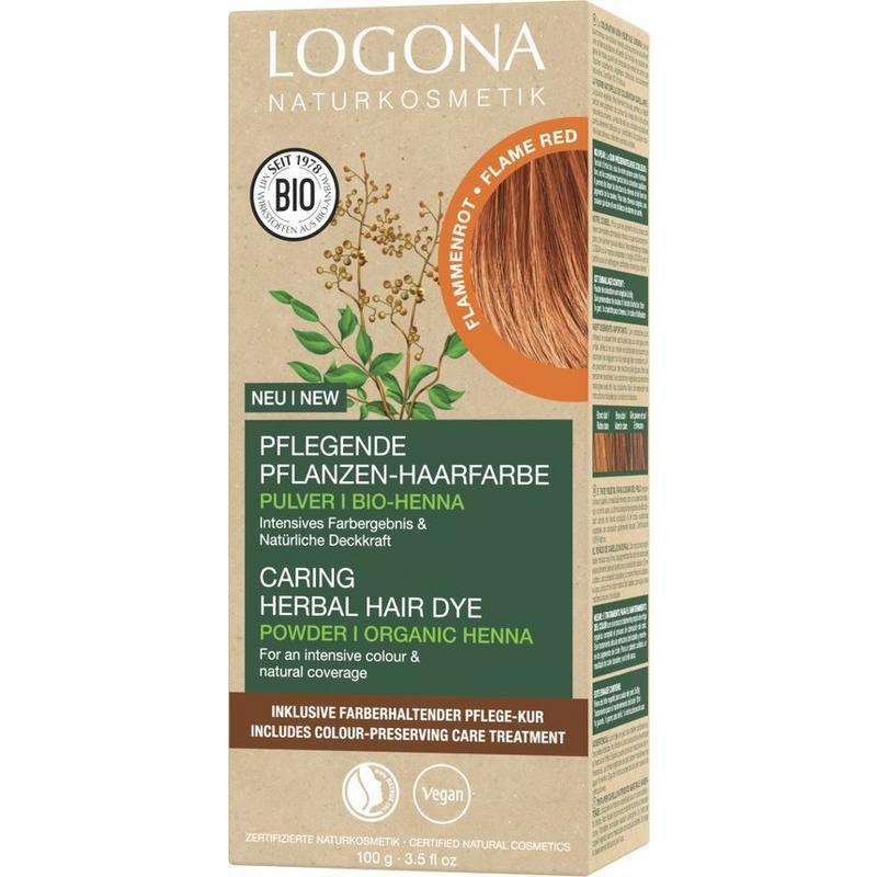 Logona Haarkleuring 03 vlammend rood 100g