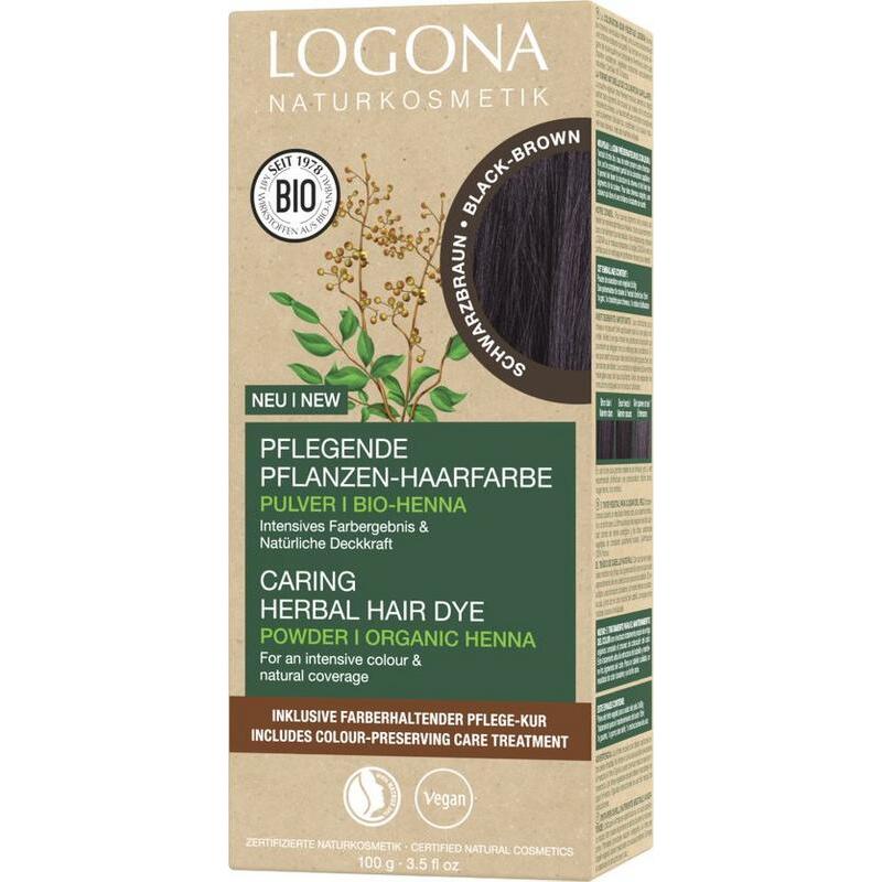 Logona Haarkleuring 11 zwart bruin 100g