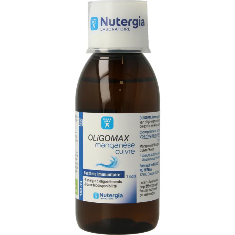 Nutergia Oligomax mangaan koper 150ml