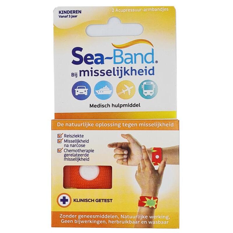 Sea Band Polsband kinderen oranje 1paar