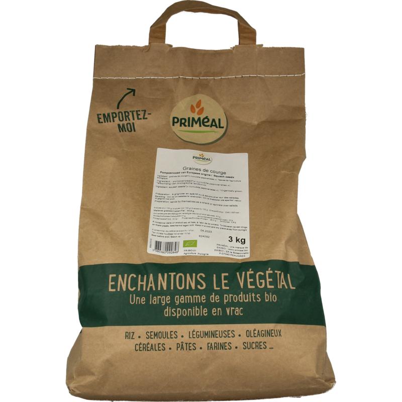 Primeal Pompoenpitten bio 3kg