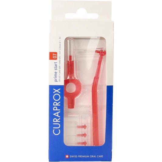 Curaprox Prime start rager 07 rood 2.5mm 5st