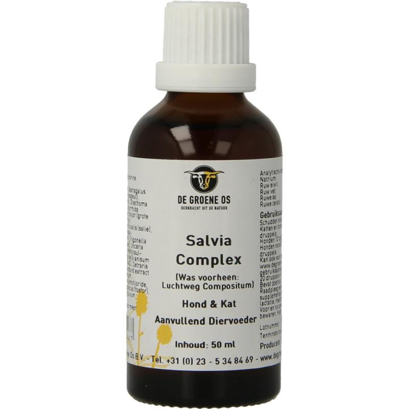 Groene Os Salvia complex hond/kat 50ml