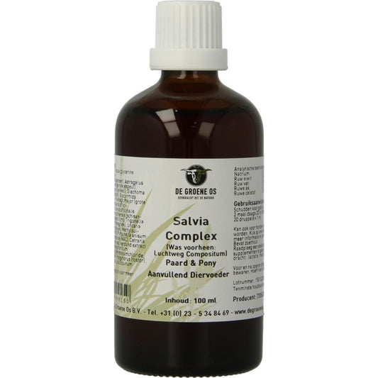 Groene Os Salvia complex paard/pony 100ml