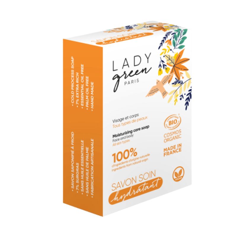 Lady Green Moisturizing care soap face & body 100g