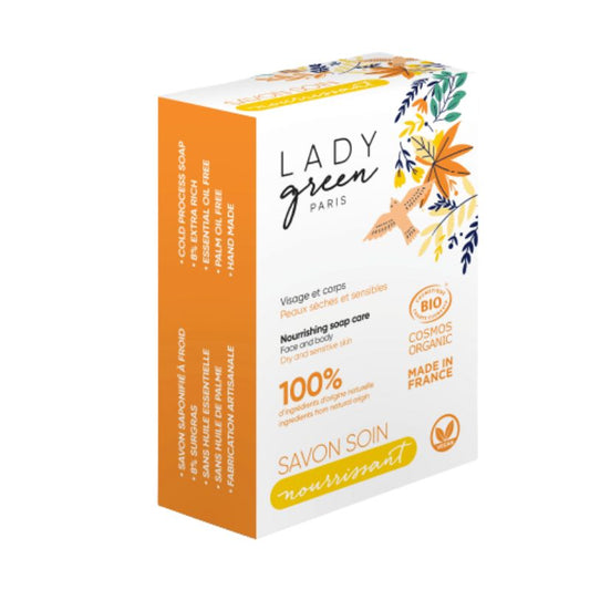 Lady Green Nourishing care soap face & body 100g