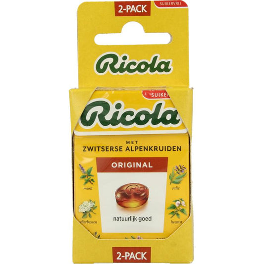 Ricola Original suikervrij 2 stuks 2x50g