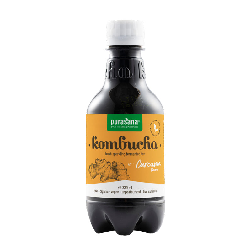 Purasana Kombucha curcuma vegan bio 330ml