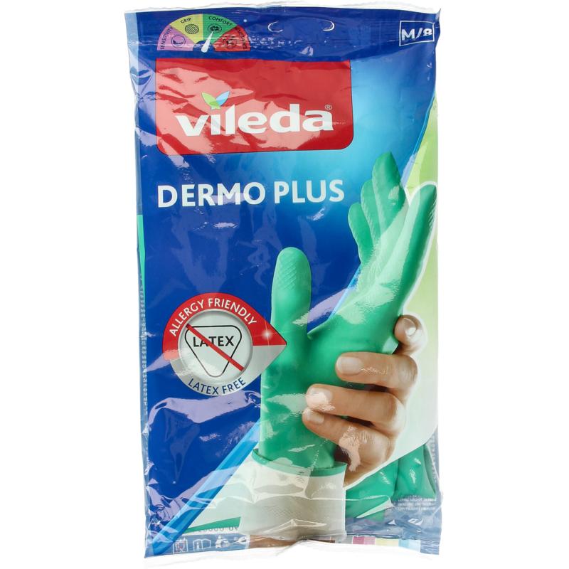 Vileda Handschoen dermo plus maat M 1paar