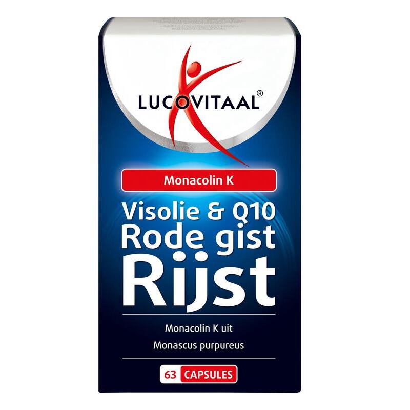 Lucovitaal Rode gist rijst + visolie & Q10 63ca