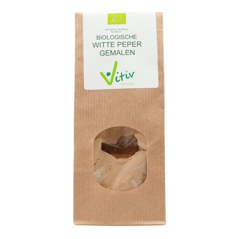 Vitiv Peper gemalen wit bio 250g