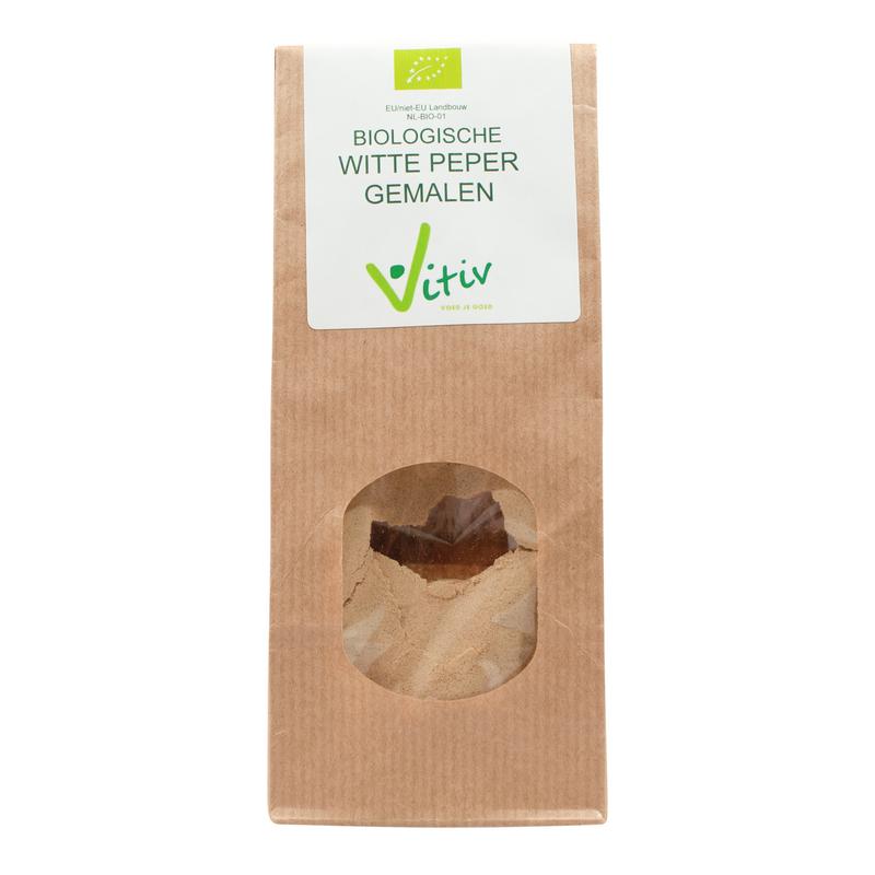Vitiv Peper gemalen wit bio 1000g