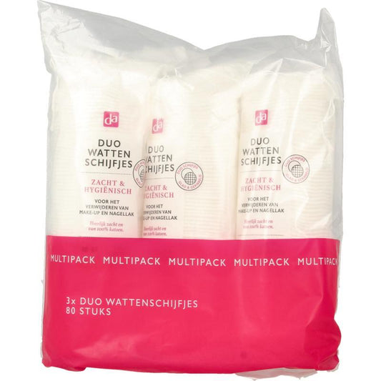 DA Duo wattenschijfjes 3-pack 240st
