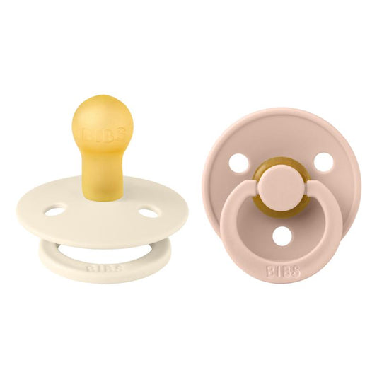 Bibs Fopspeen maat 1 - ivory/blush 2pack 2st
