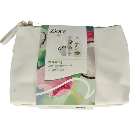 Dove Geschenkverpakking restore luxe toilettas 1set