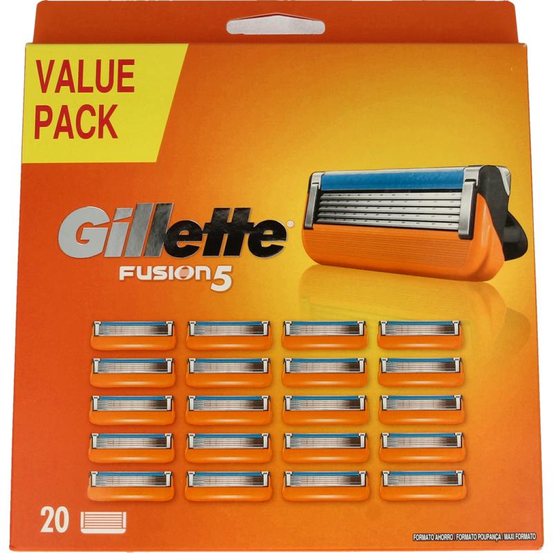 Gillette Fusion 5 value pack 20st