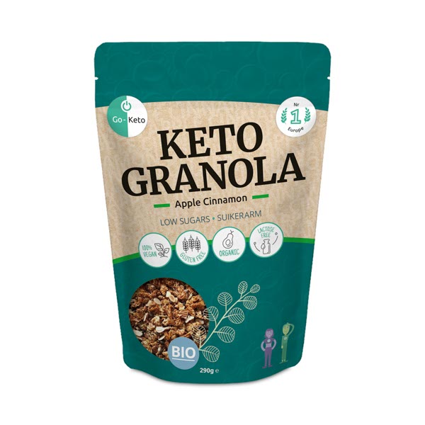 Go-Keto Granola apple cinnamon bio 290g