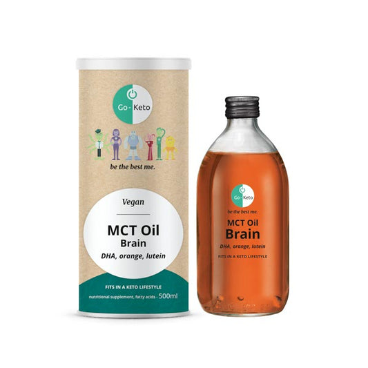 Go-Keto MCT oil brain DHA lutein orange 500ml