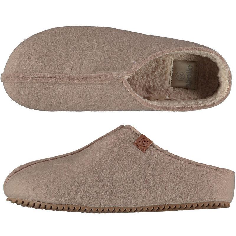 Apollo Zweedse slof beige maat 41/42 dames 1paar