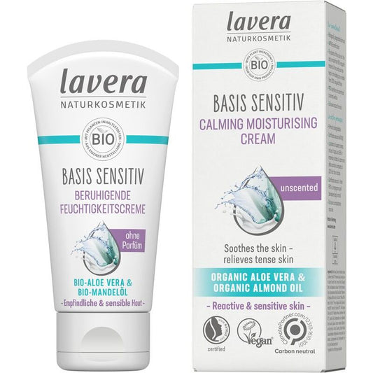 Lavera Basis sensitiv calming moisturising cream EN-IT 50ml