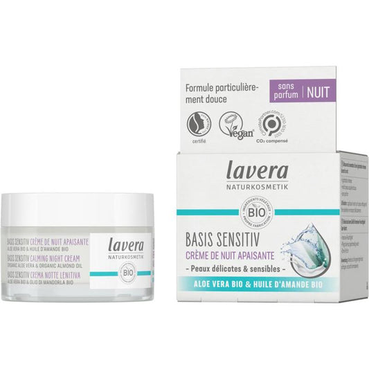 Lavera Basis sensitiv calming night cream FR-GE 50ml