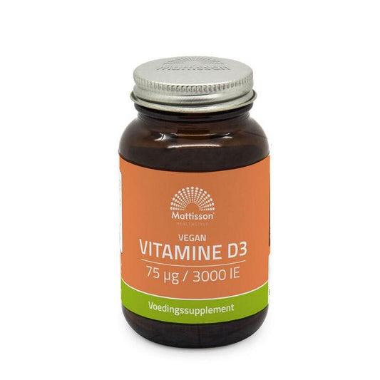 Mattisson Vegan vitamine D3 75mcg 60ca