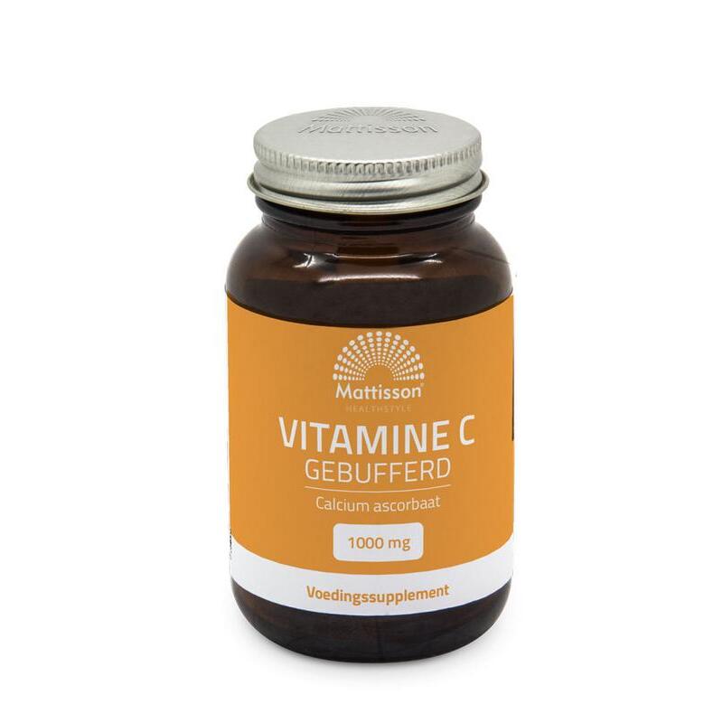 Mattisson Vitamine C gebufferd 1000mg calcium ascorbaat 90tb