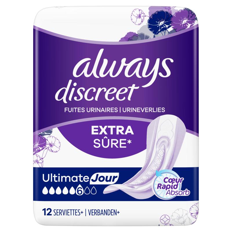 Always Discreet verband dames plus ultimate day 12st