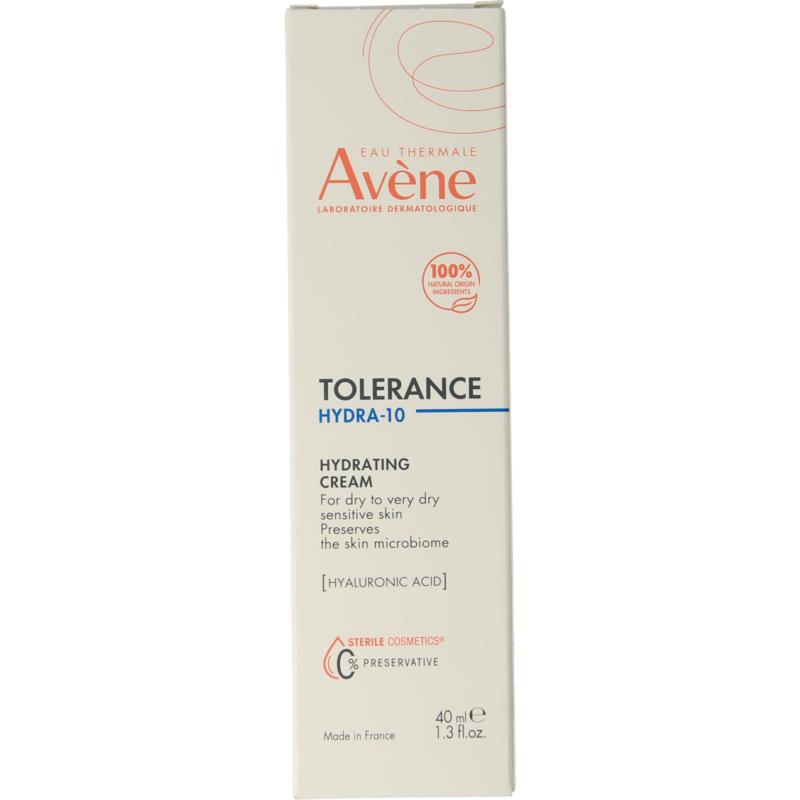 Avene Tolerance hydra 10 hydraterende creme 40ml