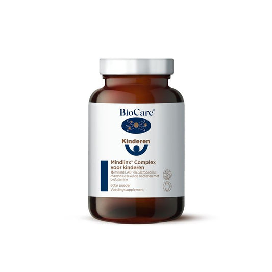 Biocare Mindlinx complex voor kind 16 miljard + L-glutamin 60g