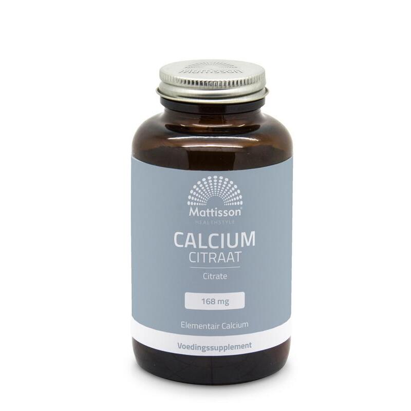 Mattisson Calcium citraat 168mg 120vc