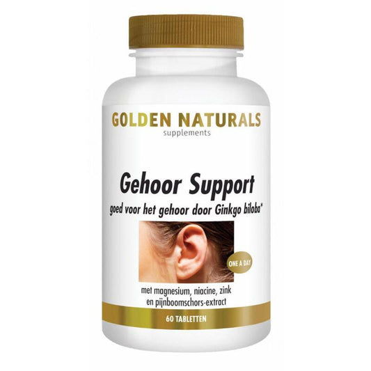 Golden Naturals Gehoor support 60tb