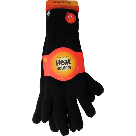 Heat Holders Mens cable gloves navy maat L/XL 1paar