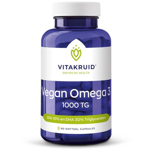 Vitakruid vegan omega-3 1000 tryglycerid 90sft