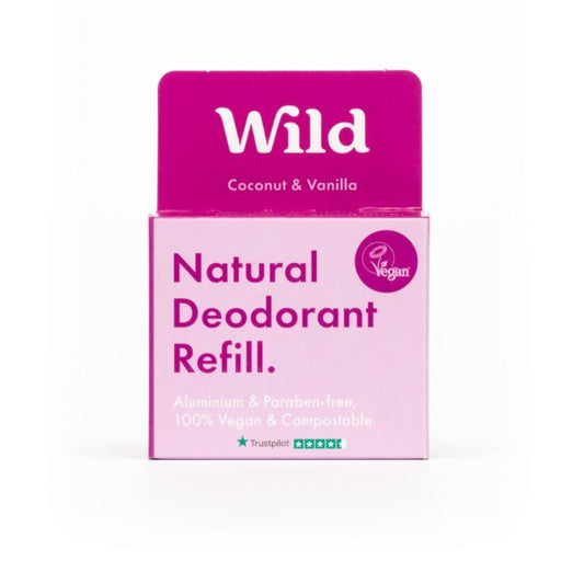 Wild Refill Natural deodorant coconut & vanilla refill 40g