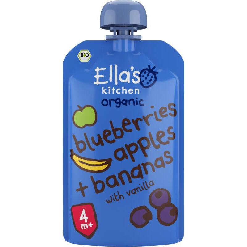 Ella's Kitchen blueb apples bananas vanilla4+ 120g