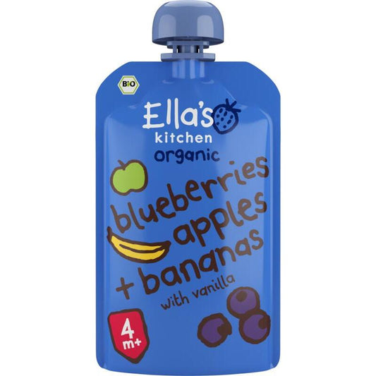 Ella's Kitchen blueb apples bananas vanilla4+ 120g