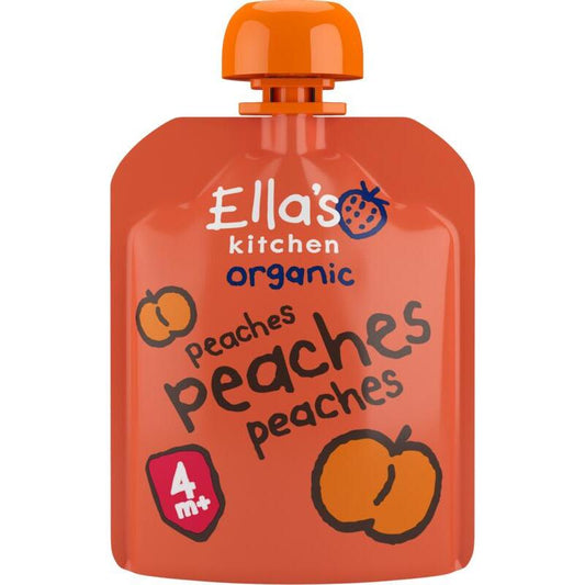 Ella's Kitchen peaches 4+mnd knijpzakje 70gr