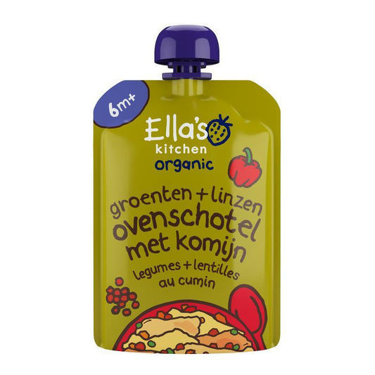 Ella's Kitchen gr groente ovenschot linzen 6+ 130gr