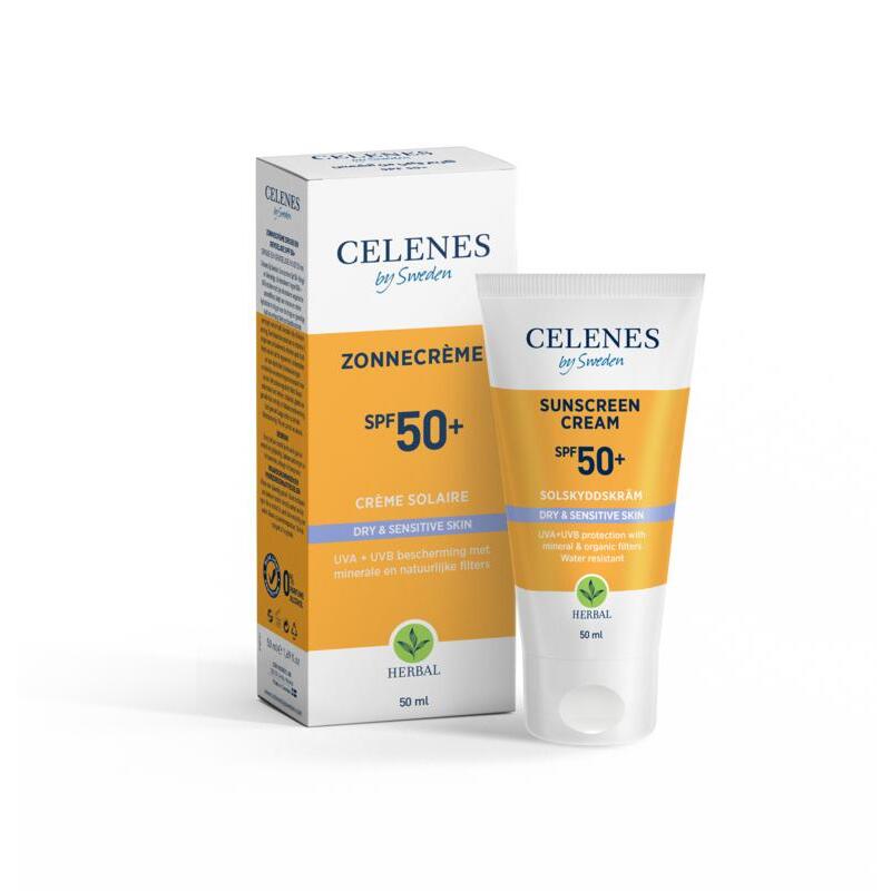 Celenes herbal suncr spf50 sens/dry 50ml