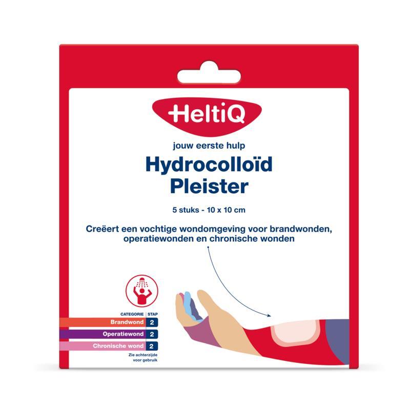 Heltiq Heltiq hydrocoll pleis 10x10cm 5st