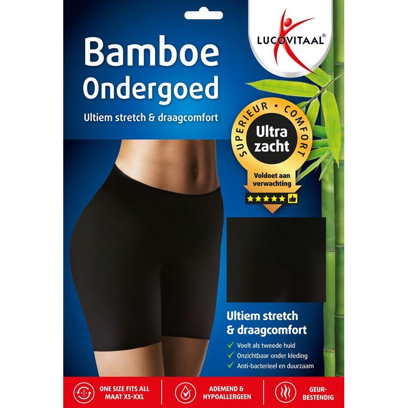 Lucovitaal bamboe dames boxer one size 1st
