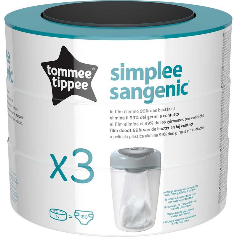 Tommee Tippee Simplee sangenic cassettes x3 1st