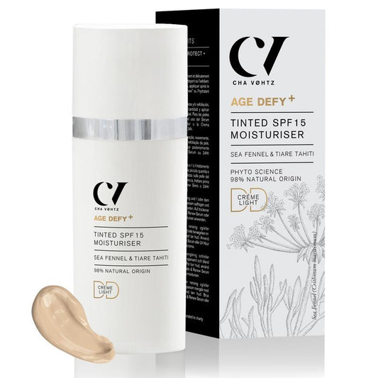 Green People Age defy+ tinted DD moisturiser light SPF15 30ml
