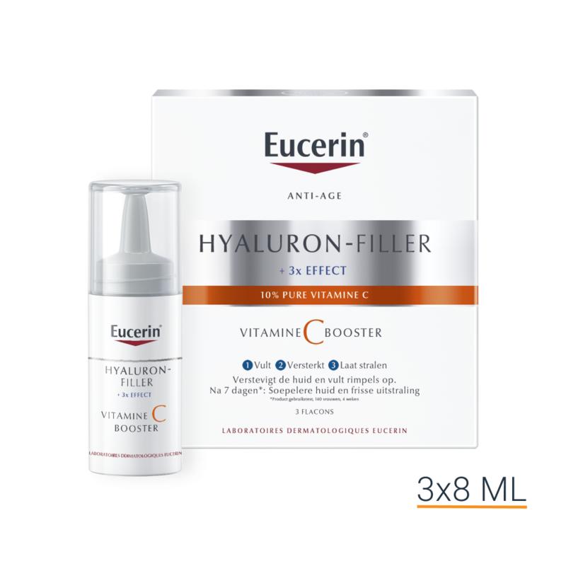 Eucerin Hyaluron filler vitamine C booster 3 x 8ml 3x8ml