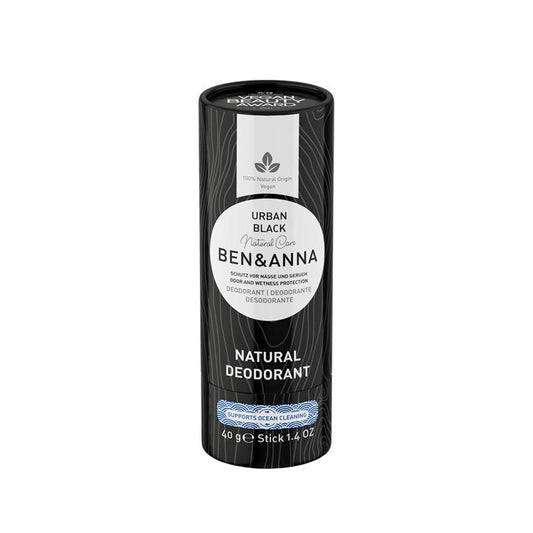 Ben & Anna Deodorant urban black papertube 40g