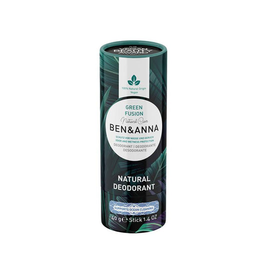 Ben & Anna Deodorant green fusion papertube 40g